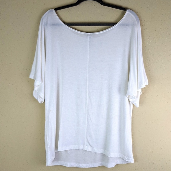 Semi-Sheer Scoop Neck Beads Sequins Top XL - Picture 4 of 8